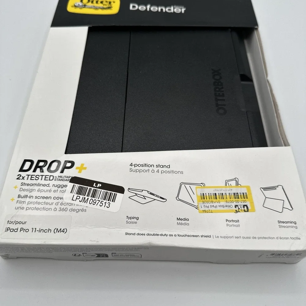 OtterBox Defender Case for Apple iPad Pro 11-inch (M4 M5) - Black NEW OPEN !!!